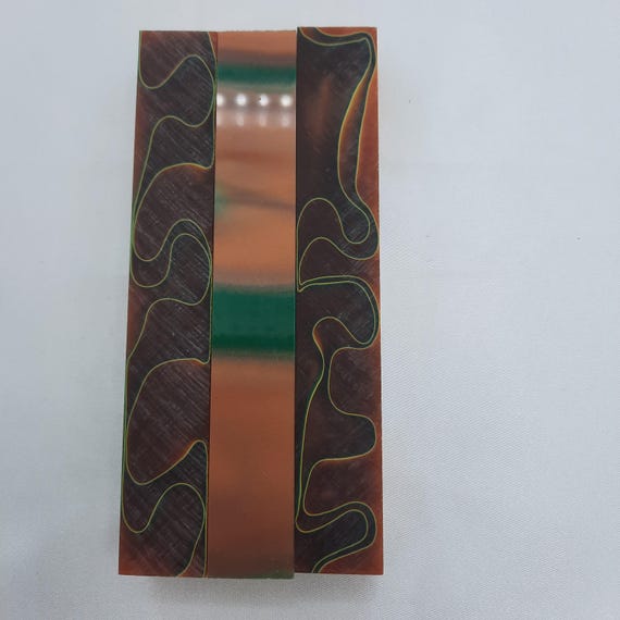 Diamond Painting Pen  - autumn leaves  - Handmade Custom handcrafted  lathe brown yellow green