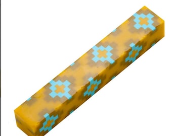Diamond Painting Pen - Southwest Pueblo Sand - Handmade Custom yellow and turquoise handcrafted lathe acrylic