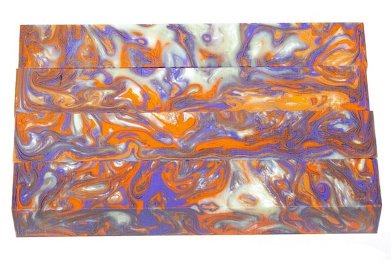 Diamond Painting Pen - Wild Waves Limited Edition - handmade custom handcrafted lathe acrylic purple and orange