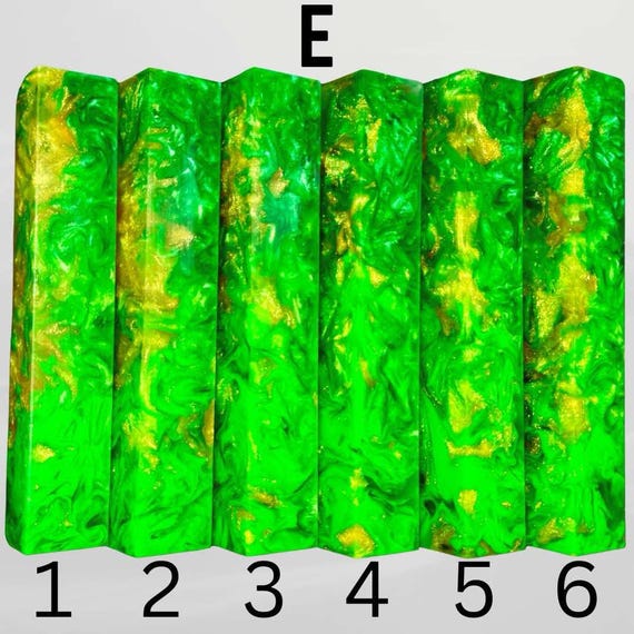Diamond Painting Pen - Block E - handmade custom handcrafted lathe acrylic - Castaway Creations