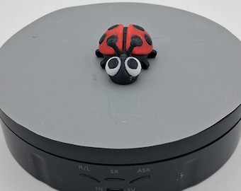 Cover Minder Lady Bug 3D printed with magnet embedded inside - Obrien Custom Turning diamond painting
