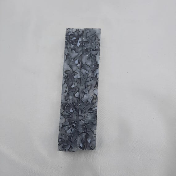 Diamond Painting Pen - fractured snow  - Handmade Custom handcrafted lathe gray black