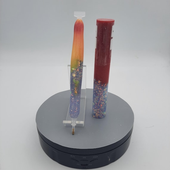 Diamond Painting Pen  - Thermal Mutations Raspberry to Lemonade / Lavender Fields glitter - Custom handmade handcrafted