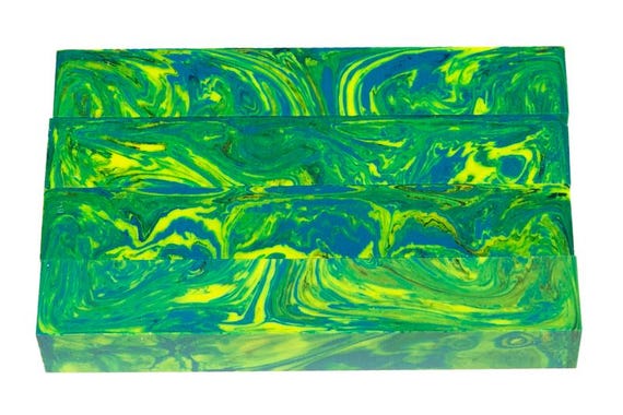 Diamond Painting Pen - Summer Meadow limited edition - Handmade Custom handcrafted lathe acrylic green yellow