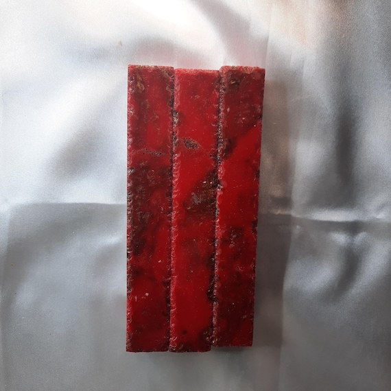 Diamond Painting Pen - Golden Glimmer Red Devil - handmade custom handcrafted lathe acrylic