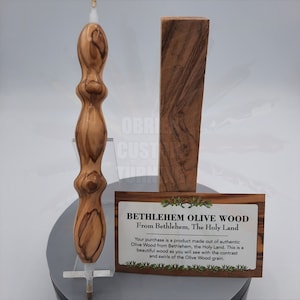 Diamond Painting Pen - Bethlehem Olive Wood - handmade custom Holy Land handcrafted lathe wood tree nature