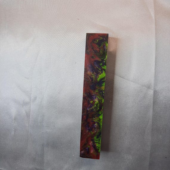 Diamond Painting Pen - Marvel limited edition - Custom handmade handcrafted lathe acrylic multi-color, red, green, yellow
