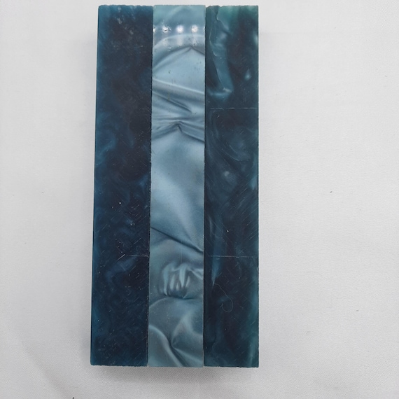 Diamond Painting Pen  - breaking waves  - Handmade Custom handcrafted lathe blue green