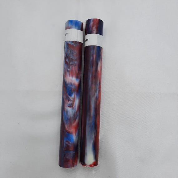 Diamond Painting Pen - Star Spangled Diamond Cast limited edition - Custom handmade handcrafted lathe acrylic red, white, blue patriotic