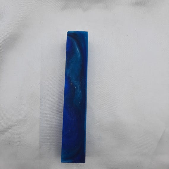 Diamond Painting Pen  - The Pacific - Handmade Custom handcrafted lathe acrylic light and dark blue