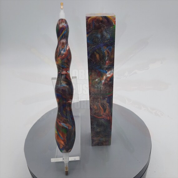 Diamond Painting Pen - Spectrum Kaleidoscope - Handmade Custom handcrafted ed lathe acrylic
