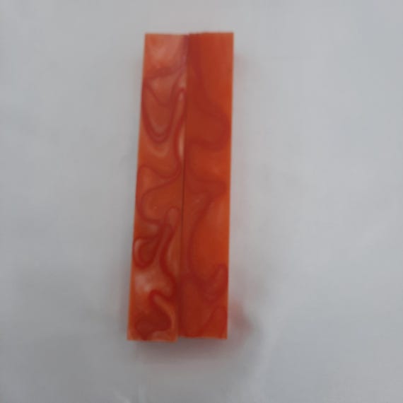 Diamond Painting Pen - Orange Sherbert - Handmade Custom handcrafted lathe acrylic