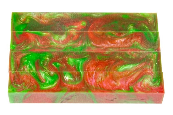 Diamond Painting Pen - Hummingbird bloom limited edition - Handmade Custom handcrafted lathe acrylic Red Green