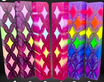 Diamond Painting Pen - Block O - handmade custom handcrafted lathe acrylic  Castaway Creations