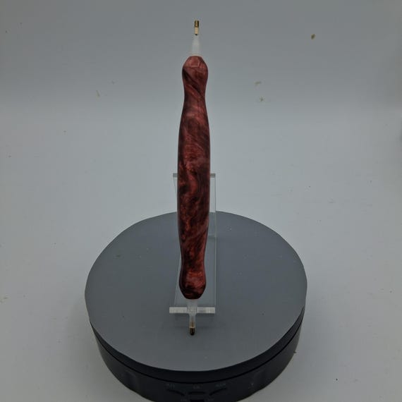 Diamond Painting Pen - Marinara Sauce - handmade handcrafted lathe acrylic red-Available for Immediate Purchase 2