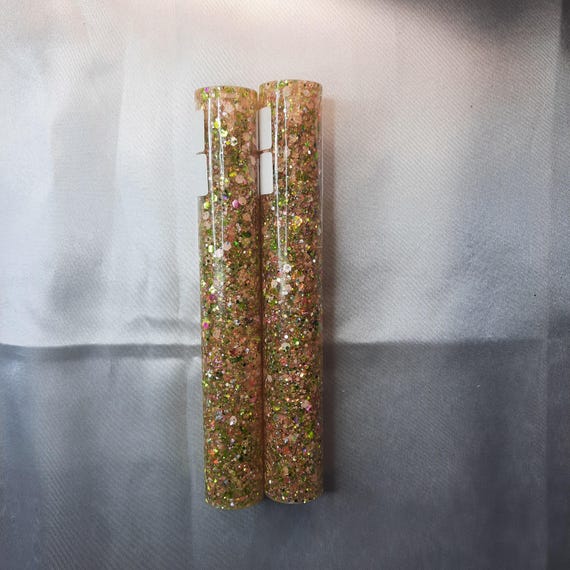 Diamond Painting Pen  - Lime-ade Glitterati - Custom handmade handcrafted lathe acrylic sparkle shine