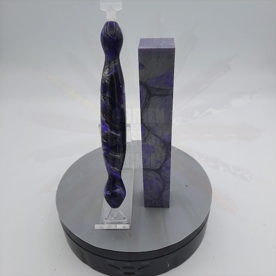 Diamond Painting Pen - Violet Mist Lava Lamp - Handmade Custom purple handcrafted lathe acrylic