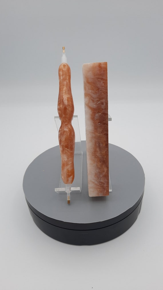 Diamond Painting Pen - Golden Glimmer Copper Pearl - handmade custom handcrafted lathe acrylic