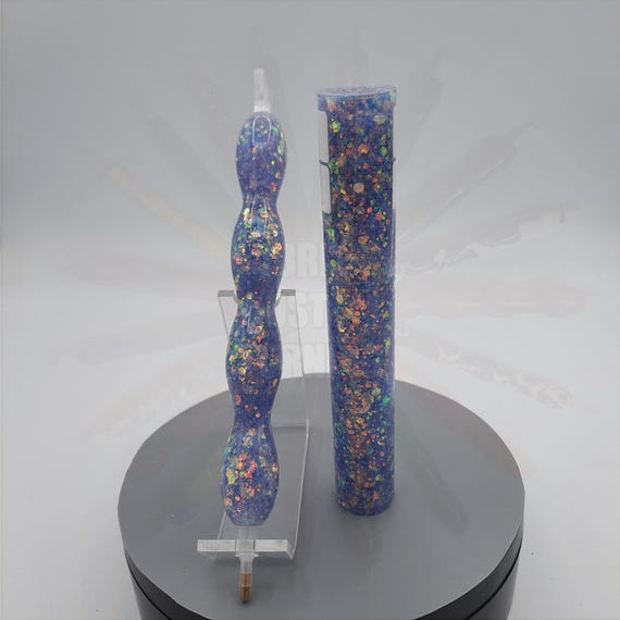 Diamond Painting Pen  - Lavender Fields Prismatic Glitter - Handmade Custom handcrafted lathe purple lilac sparkle shiny