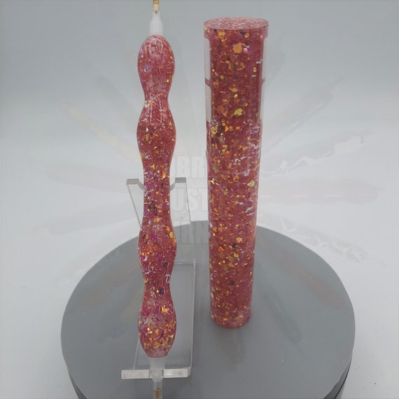 Diamond Painting Pen  - Magnolia Chameleon Glitter - Handmade Custom handcrafted lathe acrylic sparkle shiny pink