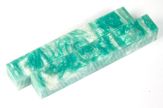 Diamond Painting Pen  - Mint Cream Limited Edition- Handmade Custom handcrafted lathe acrylic green white