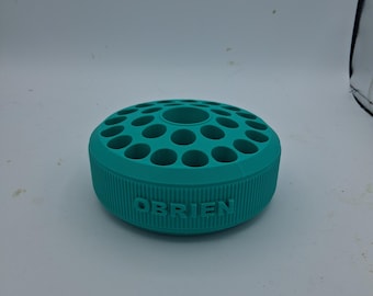 Rotating Pen Carousel teal - Obrien Custom Turning Diamond painting pen display modified model without storage in middle