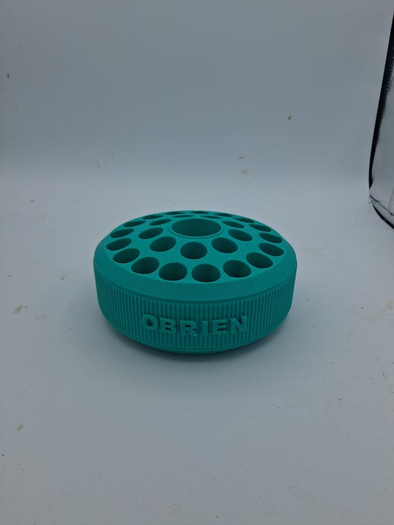 Rotating Pen Carousel teal - Obrien Custom Turning Diamond painting pen display modified model without storage in middle