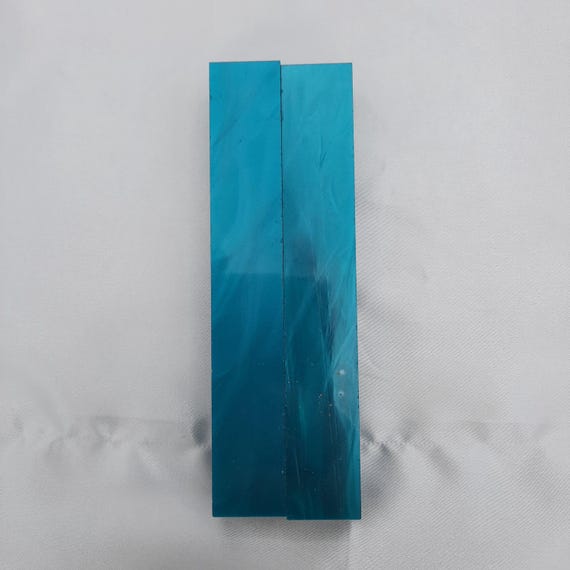 Diamond Painting Pen - Kirinite Teal Mother of Pearl - Custom handmade handcrafted lathe acrylic