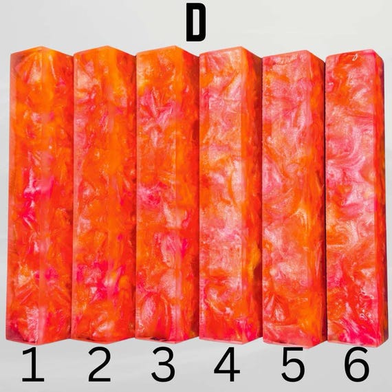 Diamond Painting Pen - Block D - handmade custom handcrafted lathe acrylic - Castaway Creations