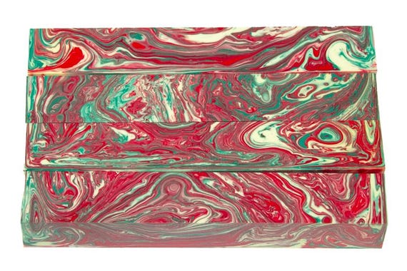 Diamond Painting Pen - Christmas Time Color Explosion limited edition - Handmade Custom handcrafted lathe acrylic green, red holiday season