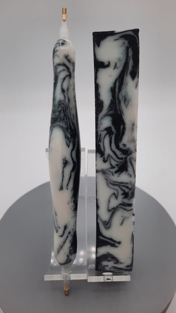 Diamond Painting Pen - Apparition Glow Limited Edition - Custom handmade handcrafted lathe acrylic black white glow