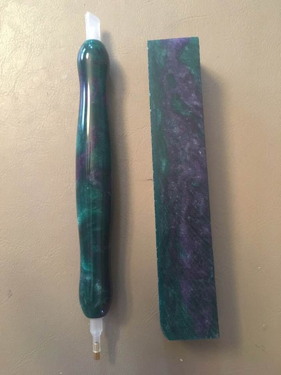 Green Resin Diamond Painting Pen