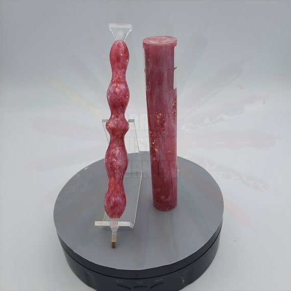 Diamond Painting Pen  - Shades of pink Glitter - Handmade Custom handcrafted  lathe iridescent shimmer sparkle shiny