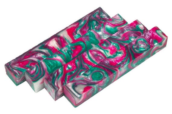 Diamond Painting Pen - Sweet Treat Color Storm Limited Edition - Custom handmade handcrafted lathe acrylic red green