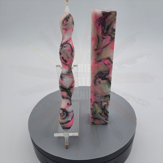 Diamond Painting Pen  - Mother of Pearl with pink - Handmade Custom handcrafted lathe acrylic abalone