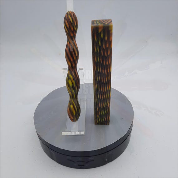 Diamond Painting Pen - Wheat Field - Handmade Custom handcrafted  lathe yellow, orange, black