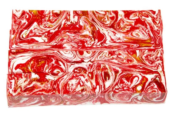 Diamond Painting Pen - Golden Cherry limited edition - Handmade Custom handcrafted lathe acrylic Red White