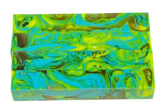 Diamond Painting Pen - Adventure Aqua Limited Edition - handmade custom handcrafted lathe acrylic green blue yellow