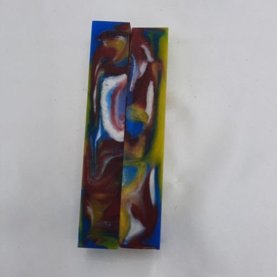 Diamond Painting Pen  - Carnival - custom handmade handcrafted lathe acrylic multi color rainbow