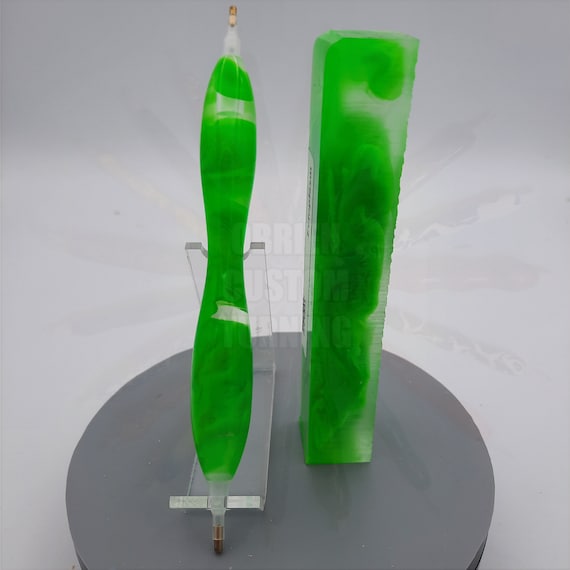 Diamond Painting Pen - Ectoplasm Graffiti Melt - Handmade Custom handcrafted  lathe neon green