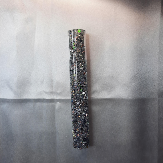Diamond Painting Pen  - Smokey Glitterati - Custom handmade handcrafted lathe acrylic sparkle shine black
