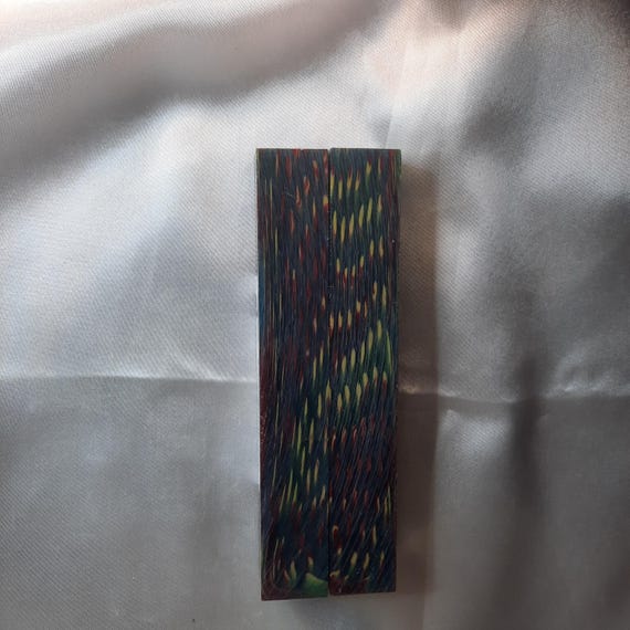 Diamond Painting Pen - Russet Rust - Handmade Custom handcrafted  lathe Red, Yellow, green