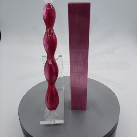 Diamond Painting Pen - Kirinite Magenta Pearl - Handmade Custom pink handcrafted  lathe acrylic