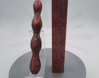 Diamond Painting Pen - Kirinite Red Cosmic Glitter - Handmade Custom cosmos handcrafted ed lathe acrylic