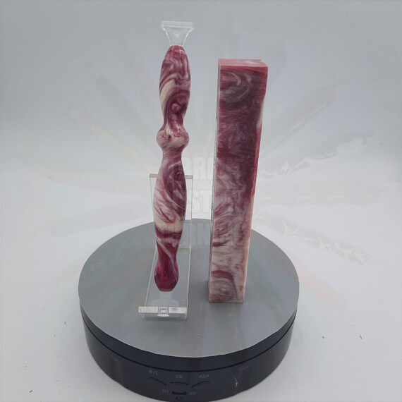 Diamond Painting Pen - Candy Cloud - Handmade Custom handcrafted  lathe pink white