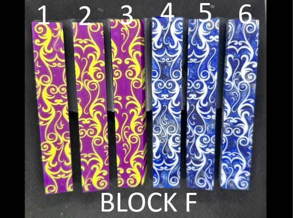 Diamond Painting Pen - Block F - handmade custom handcrafted lathe acrylic - Castaway Creations