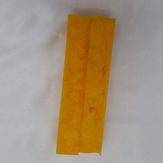 Diamond Painting Pen - Mellow Yellow limited edition - Handmade Custom handcrafted lathe acrylic yellow