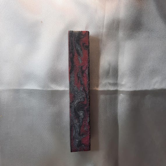 Diamond Painting Pen  - pink Damascus  - Handmade Custom handcrafted lathe black, bright pink, silver