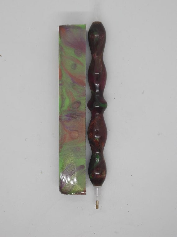 Diamond Painting Pen - Fuchsia Blush limited edition - Custom handmade handcrafted lathe acrylic