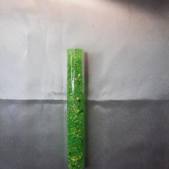 Diamond Painting Pen  - Payday Glow in the Dark Glitter - Custom handmade handcrafted lathe acrylic green sparkle shine